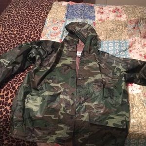 Camouflage woodland jacket